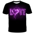 thumbnail image 2 of RKSTN Chemises pour Hommes Manches Courtes Mode Décontractée Col Rond Chandail à Enfiler Imprimé T-shirt à Manches Courtes Haut Chemises Hawaïennes pour Hommes, 2 of 3