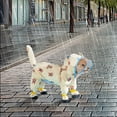 thumbnail image 2 of SIfdSeng Small Dog Raincoat Hooded with D Ring Full Coverage Dog Rain Jacket Slicker Poncho Dog Rain Jacket with Reflective Strip Rainboot Dog Dresses with Leash Ring, 2 of 9
