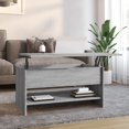thumbnail image 1 of vidaXL Coffee Table Grey Sonoma 80x50x40 cm Engineered Wood, 1 of 5