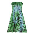thumbnail image 4 of SMihono Robe d'Été pour Femmes Grande Taille Robe Bohème Sans Bretelles à Bande Élastique Robes Robe Sans Manches à Imprimé Floral, 4 of 8