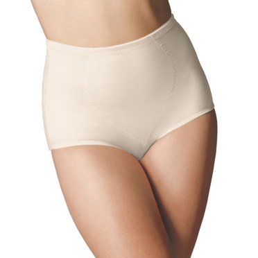 Bali Womens Tummy Panel Firm Control Brief, 2XL, Light BeigeLight Beige