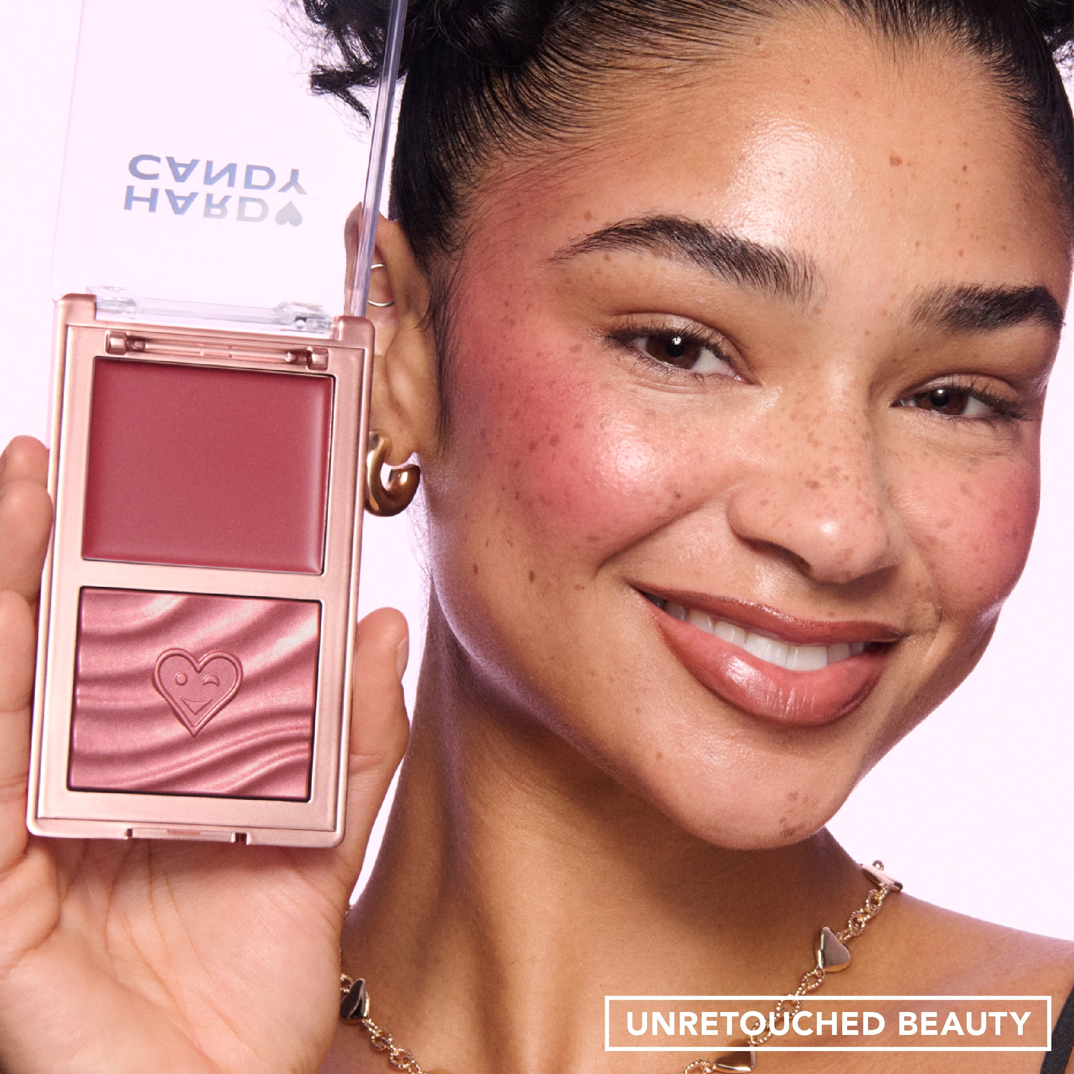 Hard Candy Blush on Lock Duo Crème et Poudre - Caught Blushing