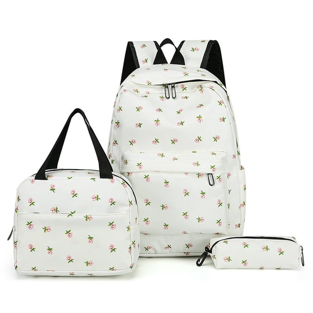 3Pcs/set Female Travel Bag Simple College Student Rucksack Fashion for Vacations