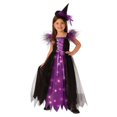 thumbnail image 1 of Amethyst Glowing Witch Girl's Costume, 1 of 1