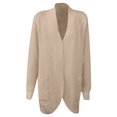 thumbnail image 4 of LOVZFMLL Cardigan for Women's Cardigan Color Coarse Knit Loose Oversized Knitwear, 4 of 6