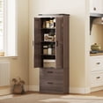 thumbnail image 2 of HOMCOM 67" Tall Kitchen Pantry Cabinet with Adjustable Shelves, 2 of 10