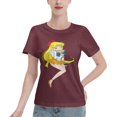 thumbnail image 1 of T-Shirt Basique à Manches Courtes pour Femmes Sailor Moon Aino Minako, 1 of 6