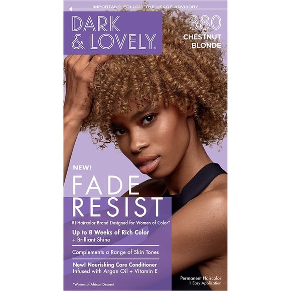 Dark and Lovely Fade Resist CHESTNUT BLONDE RICH CONDITIONING COLOR #380