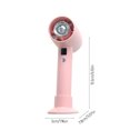 thumbnail image 3 of Meitianfacai Portable Handheld Fan,USB Rechargeable,Strong Wind,Personal Turbo Hand Fan for Home Office Outdoor Travel Use, 3 of 5