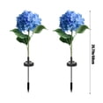 thumbnail image 3 of Matoen Outdoor Patio Decoration Lawns Decorative Ambient Lights Ground Lamp Solar Lighted Pole Hydrangea Automatically Lights Up When It Gets Dark, 3 of 6