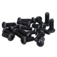 thumbnail image 2 of Screws 50pcs DIN 7985 Steel Pan Head Machine Screw Fully Threaded Black Zinc Plated  Fastener, 2 of 8