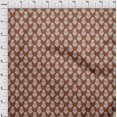thumbnail image 4 of oneOone Polyester Lycra Brown Fabric Block Sewing Material Print Fabric By The Yard 56 Inch Wide, 4 of 5