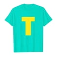 thumbnail image 4 of TZEWGL Cute Shirt For Kid Letter Printed Short Sleeve Print Crewneck Top For Newborns size 3-4T, 4 of 4