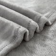 thumbnail image 3 of Mainstays Plush Throw Blanket Gray, 3 of 6