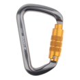 thumbnail image 2 of 28KN Aluminum Climbing Mountaineering D Type Carabiner Gray Auto Gray Auto Lock, 2 of 9