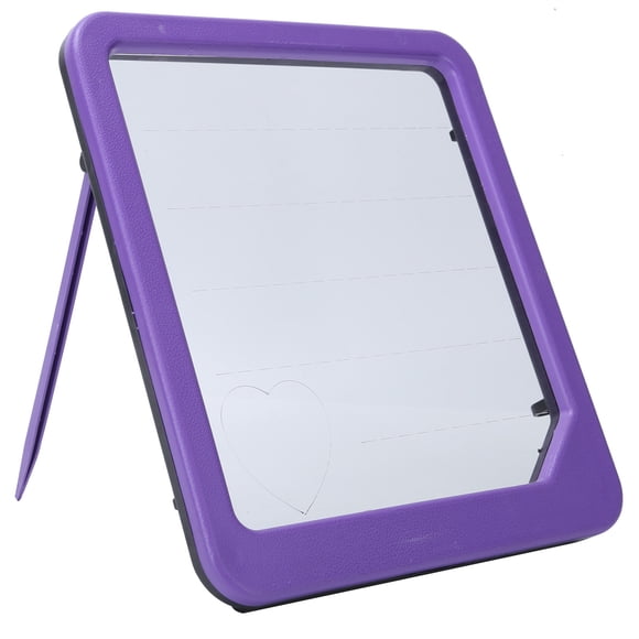 Zaqw LED Writing Board 20x23x2cm Portable Drawing Tablet For Children White Purple Blue