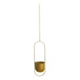 thumbnail image 1 of Flowerpots with Dish Ceramic, Metal Ceiling Hanging Flower Pot Hanging Basket Succulent Plant Hanging Flower Pot Decoration Flower Pot Hanging Flower Pot Wall Decoration Flower Pot, Flower Pots, 1 of 9