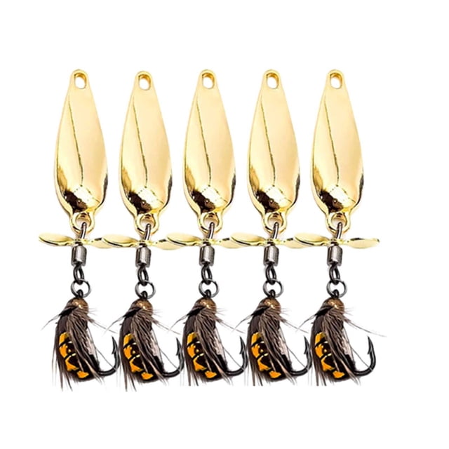 TIELUTT Hélice Métallique Haute Performance pour la Pêche à la Truite avec Conception Durable pour Canne et Moulinet Baitcaster Moulinets Baitcaster Ronds Poisson-Chat Baitcaster Combo Baitcaster Moulinet Baitcaster