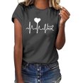 thumbnail image 1 of Birdeem Unisex T-Shirt Printed Pattern Casual Fashion Soild Color Short Sleeve Tops, 1 of 7