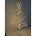 thumbnail image 4 of 5.8Ft White Pre-Lit Birch Tree with 1099 LED Lights Christmas Holiday Decor Indoor Use Only, 4 of 5