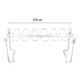 thumbnail image 2 of SKISUNO 1Set Portable BBQ Grill Rack for Outdoor Cooking and Picnic 13.8*4.1in Silver, 2 of 8