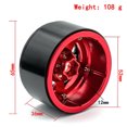 thumbnail image 3 of Labymos Aluminum Alloy Wheel Rim Beadlock 2.2in Wheel Rims Hub 4pcs Replacement for 1/10 1/8, 3 of 6
