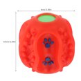thumbnail image 2 of OULII Jouets Interactifs pour Chiens Balles Distributrices de Friandises Balle Distributrice de Friandises en Plastique Rouge Jeu Indépendant 1Ensemble, 2 of 6