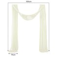 thumbnail image 2 of LCXmlly Roasting Pan Wedding Arch Drape Fabric Long 3 Panels Wide Sheer Wrinkle Free Soft Party Backdrop Drapery, 2 of 6