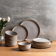 thumbnail image 1 of Home Trends Oat Speckle Grès 12 Pièces Table Set, 1 of 5