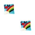 thumbnail image 1 of Transemion Creativity DIY Accessories Embroidery Pillow Kits Hypoallergenic Fabric Gift Type4 2Set, 1 of 6