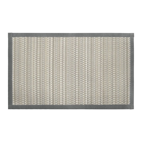 Tapis de cuisine d'intérieur Better Homes & Gardens Black & White Diamond 20" x 34" - 65 % polypropylène, 35 % polyester