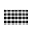 thumbnail image 2 of Bilqis Fall Outdoor Orange and White Plaid Rug, Cotton Hand-Woven Checked Rug Layered Doormats for Front Door Porch Farmhouse Entryway Patio, 2 of 8