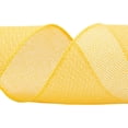 thumbnail image 4 of Joycrosso Burlap Wired Edge Ribbon 3 inch x 10 Yards, Yellow, Ideal for Crafting, Gift Wrapping, Wreath, Christmas Tree, and Rustic Wedding Decorations, 4 of 4