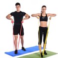 thumbnail image 1 of Bangcool 5PCS Sport Bands Professional Latex Elastic Exercise Band Stretch Band, 1 of 10