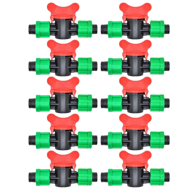 Miangastore 16mm Green Double Lock Irrigation Drip Tape Dedicated Link Accessories