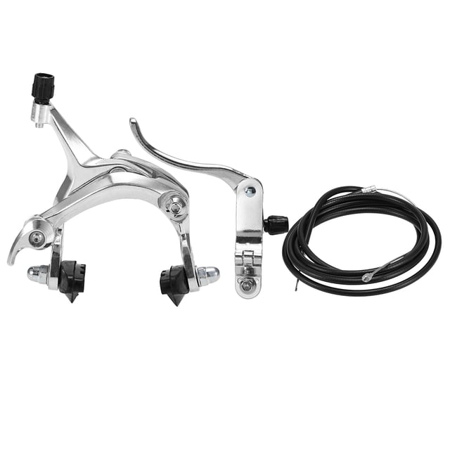 Front / Rear Fixie Bike Brake Kit Road Bike Cruiser Brake Set Bike Caliper Brake Kit Side Pull Brake Set
