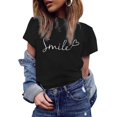 thumbnail image 2 of Haut Décontracté à Col Roulé pour Femmes de Mode Printanière pour Femmes, Paquet, Imprimé Floral, Manches Courtes, Chemises à Manches Longues pour Femmes, T-Shirt, Blouse, Haut, 2 of 6