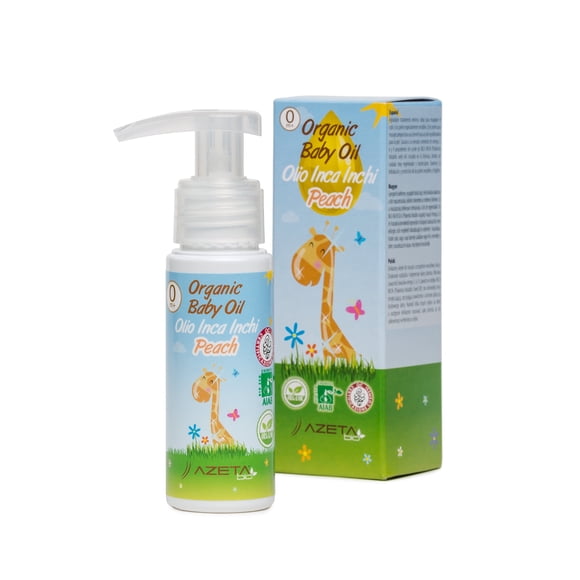 Organic Baby Oil Peach - AZETAbio - Baby Line - 50 ml
