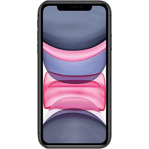 Refurbished Apple iPhone 11 - 64GB – Black – 12MP Dual Rear & 12MP