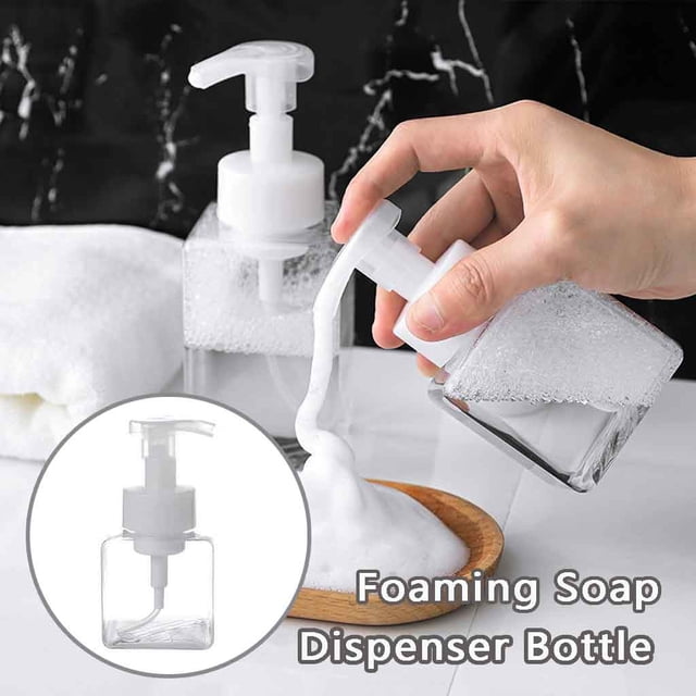 PRETXORVE Distributeur de Savon Moussant Bouteille-Pompe pour Savon 400 ml