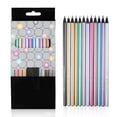 thumbnail image 2 of pitrice 12pack/lot Eco-friendly Colors Metallic Colored Pencils For Artistic Fashion Colors Metallic Pencil 1Set, 2 of 6