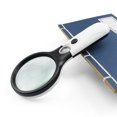 thumbnail image 5 of IROINID 45X Handheld 3 LED Light Magnifier For Reading Magnifying Glass Lens Jewelry, 5 of 5