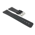 thumbnail image 3 of Bandini Bracelet de Montre en Caoutchouc 18 mm, Noir, Compatible Sport avec Casio Databank et Plus, 2 Barres à Ressort Incluses, 3 of 5