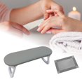 thumbnail image 4 of lionlar Hand Rest for Nail Hand Rest Cushion Professional Nail Cushion Nail Arm Rest for round corner grey, 4 of 7