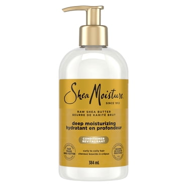 SheaMoisture Revitalisant Hydratant en Profondeur Beurre de Karité Brut pour Cheveux Secs, 384 ml