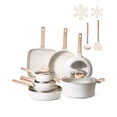 thumbnail image 1 of VEVOR 19 Piece Pots and Pans Set Granite Nonstick Kitchen Cookware Induction White, 1 of 9