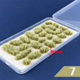 thumbnail image 4 of ZheElen 25x Simulation Cluster Grass for Train Scenery Decor Accessory Winter Green 6mm 1Set, 4 of 6