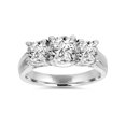 thumbnail image 3 of 1ct Three Stone Diamond Ring 14K White Gold, 3 of 3