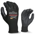 thumbnail image 1 of LINCONSON 12 pack Safety Performance Series Construction Mechanics Work Gloves (Medium, Back), 1 of 4