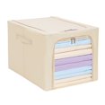 thumbnail image 1 of Clothes Stackable Storage Bins Visible Organizer Storage Containers for Comforters Bedding and Toys, 1 of 2